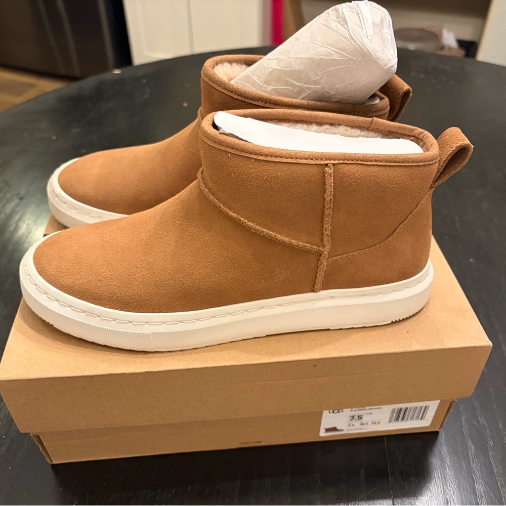 UGG Women’s Tan Slip-On Boots